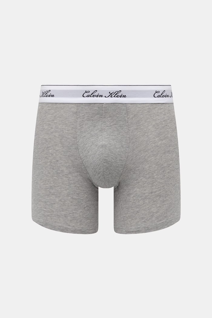 Calvin Klein Underwear bokserki męskie z bawełną 3-pack szary LV00NB4608