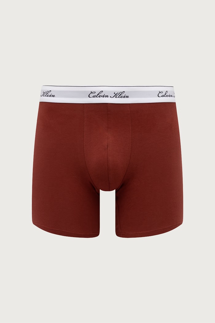 Boxerky pánske s bavlnou 3-pak Calvin Klein Underwear LV00NB4608 sivá