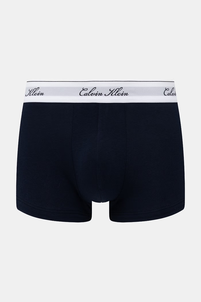 Calvin Klein Underwear bokserki dopasowane męskie bawełniane z elastanem 3-pack LV00NB4607 czarny AW26