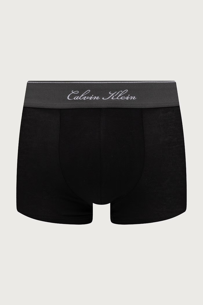 Odzież Calvin Klein Underwear Bokserki dopasowane męskie bawełniane z elastanem 3-pack LV00NB4607 czarny