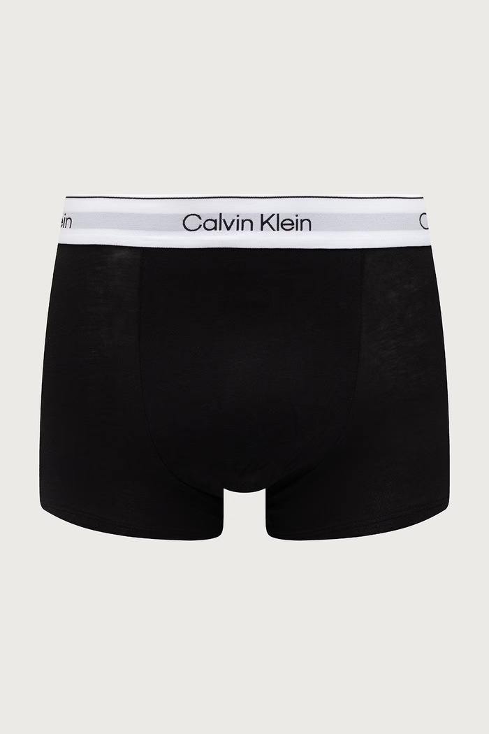 Oblečenie Calvin Klein Underwear Priliehavé boxerky pánske bavlnené s elastanom 3-pak LV00NB4566 červená