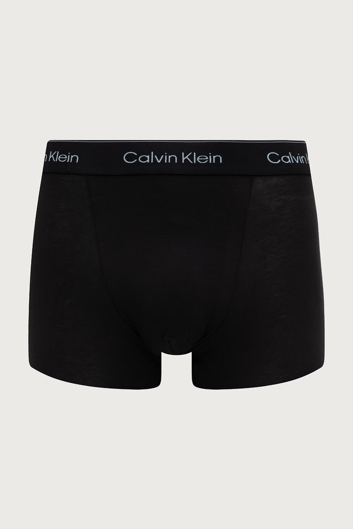 Calvin Klein Underwear Priliehavé boxerky pánske bavlnené s elastanom 3-pak LV00NB4566 čierna AW26