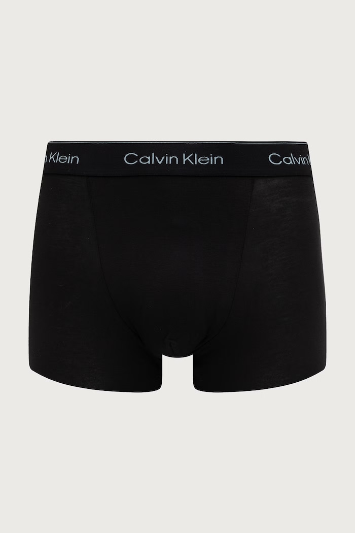Calvin Klein Underwear Priliehavé boxerky pánske bavlnené s elastanom 3-pak LV00NB4566 čierna AW26