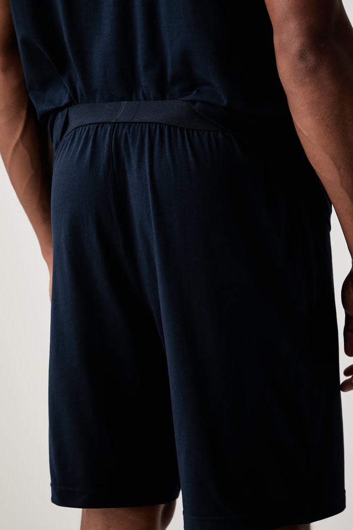 Emporio Armani Underwear piżama dwuczęściowa męska bawełniana z elastanem EM000400.AF25017 granatowy
