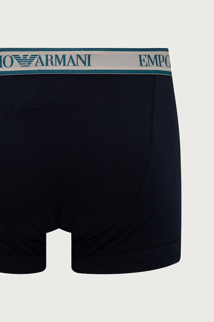 Bokserki męskie z bawełną 3-pack Emporio Armani Underwear granatowy EM000259.AF25019