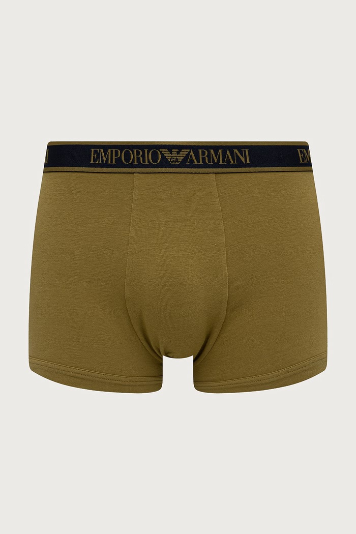 Emporio Armani Underwear Bokserki męskie z bawełną 3-pack EM000259.AF25019 granatowy AW26
