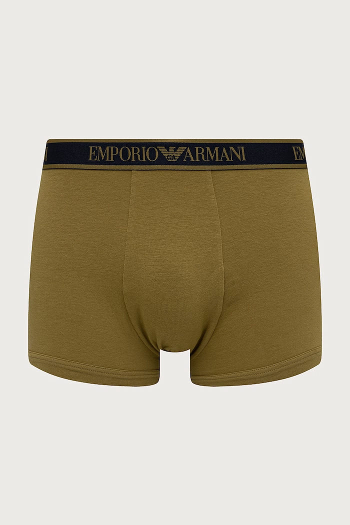 Emporio Armani Underwear Bokserki męskie z bawełną 3-pack EM000259.AF25019 granatowy AW26