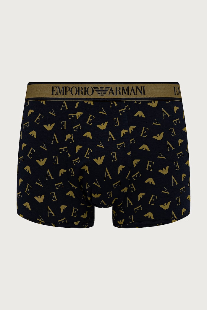 Odzież Emporio Armani Underwear Bokserki męskie z bawełną 3-pack EM000259.AF25019 granatowy