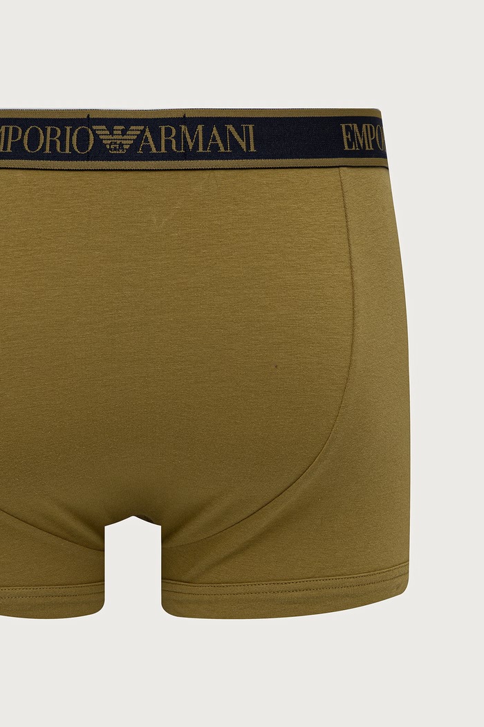 Bokserki męskie z bawełną 3-pack Emporio Armani Underwear granatowy EM000259.AF25019