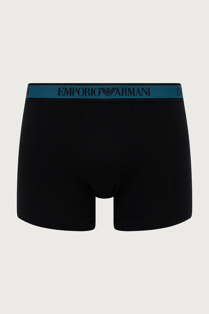 Emporio Armani Underwear Bokserki męskie z bawełną 3-pack EM000259.AF25019 czarny AW26
