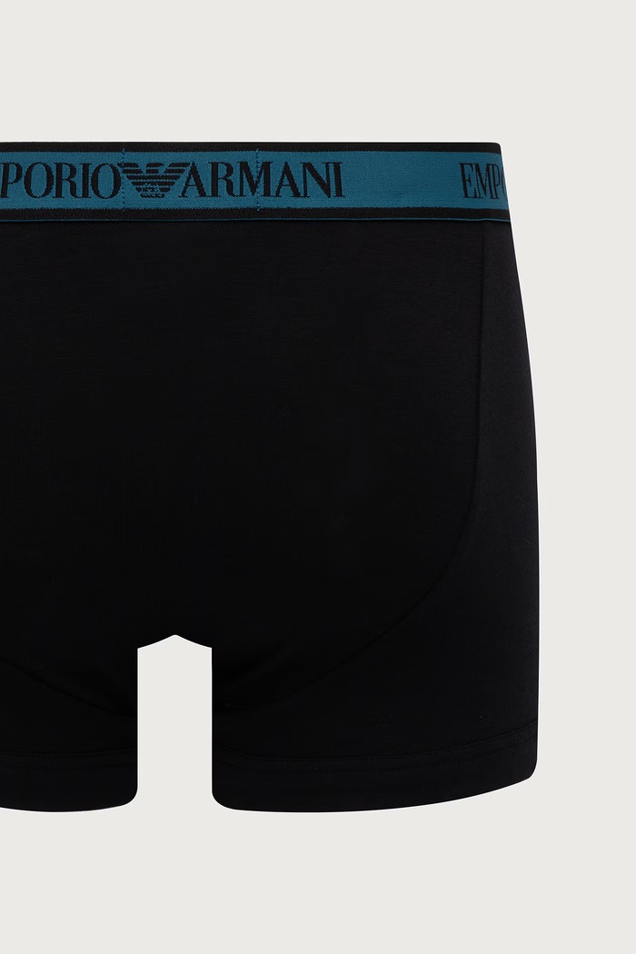 Bokserki męskie z bawełną 3-pack Emporio Armani Underwear czarny EM000259.AF25019