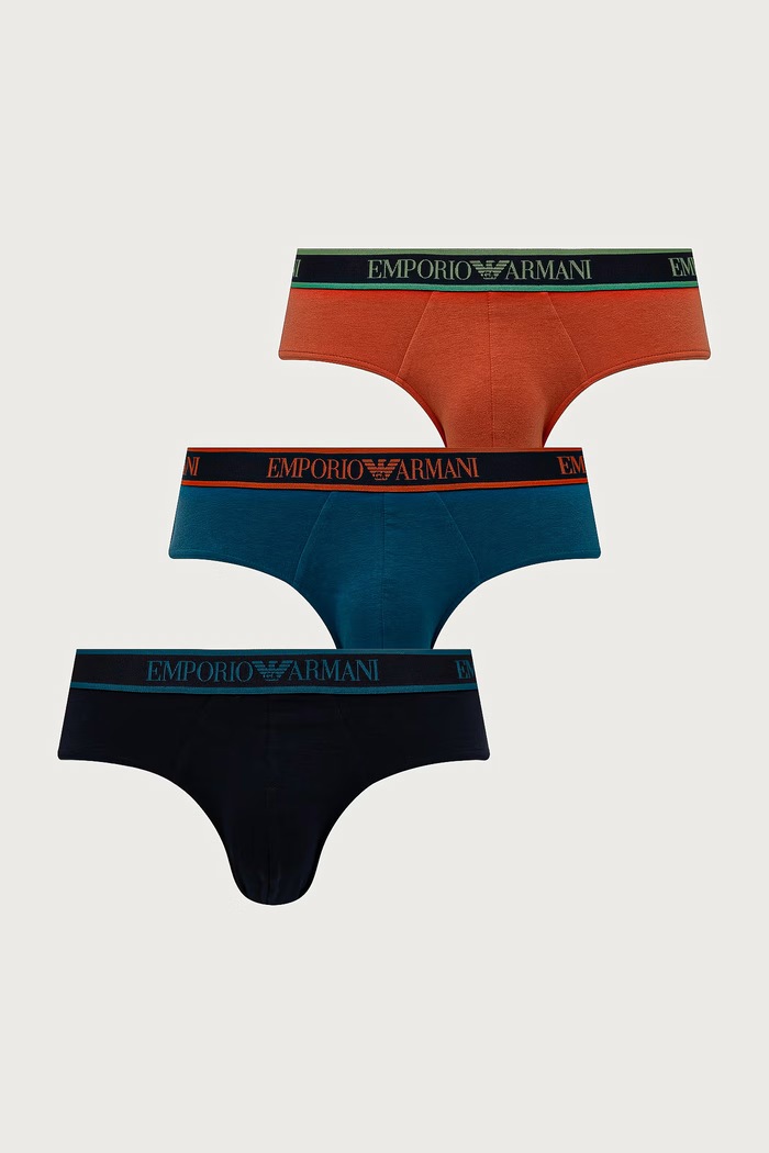 Emporio Armani Underwear Slipy męskie 3-pack granatowy EM000258.AF25019