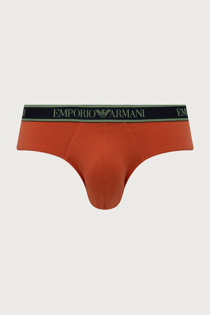 Slipy męskie 3-pack Emporio Armani Underwear EM000258.AF25019 granatowy