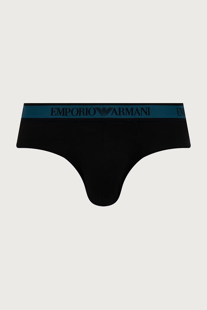 Emporio Armani Underwear Slipy męskie 3-pack EM000258.AF25019 czarny AW26