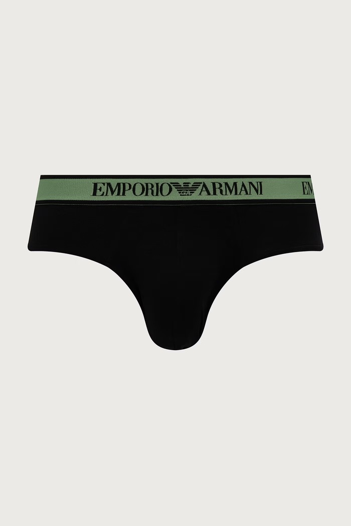Slipy męskie 3-pack Emporio Armani Underwear EM000258.AF25019 czarny