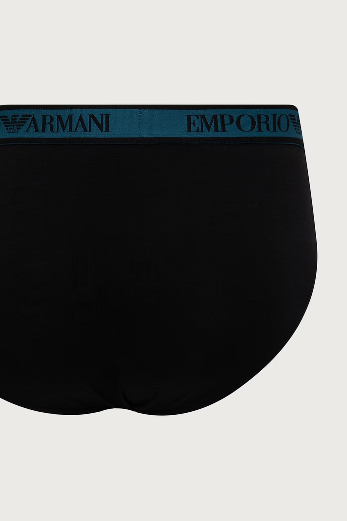 Slipy męskie 3-pack Emporio Armani Underwear czarny EM000258.AF25019