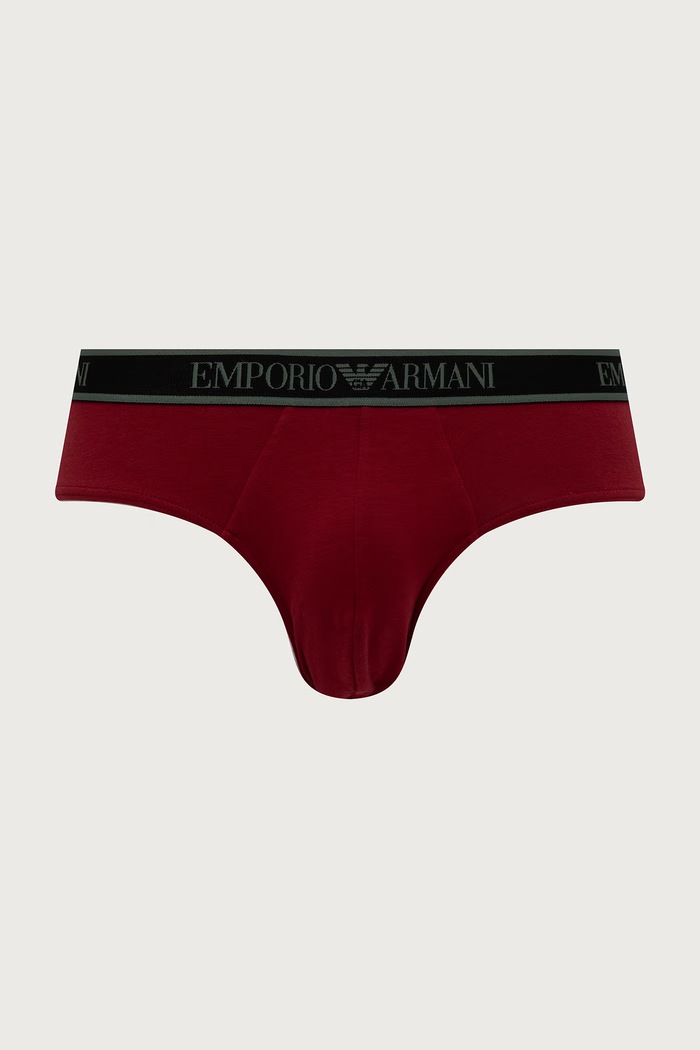 Emporio Armani Underwear Slipy męskie 3-pack EM000258.AF25019 czarny AW26