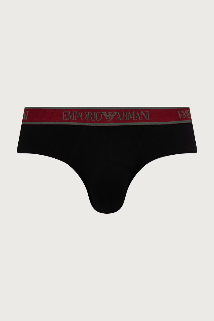 Slipy męskie 3-pack Emporio Armani Underwear EM000258.AF25019 czarny