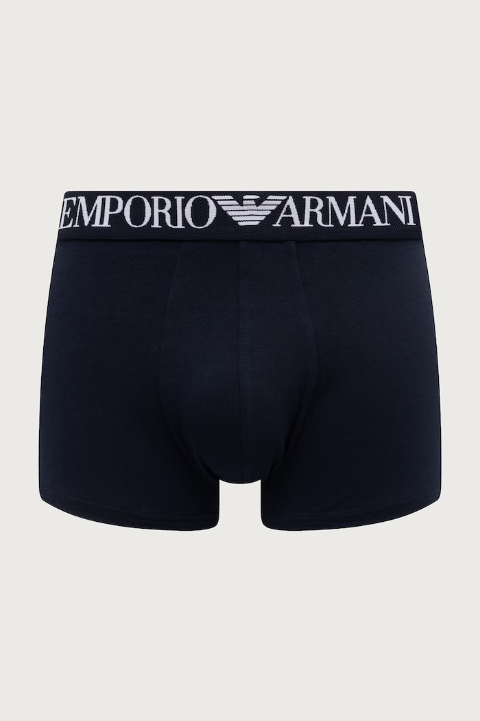 Emporio Armani Underwear přiléhavé boxerky pánské bavlněné s elastanem EM000252.AF25017 námořnická modř AW26