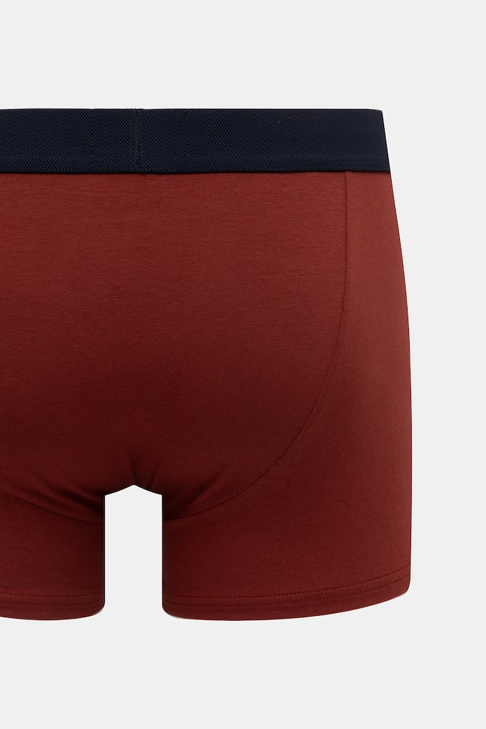 Emporio Armani Underwear oprijete boksarice moške bombažne z elastanom EM000252.AF25017 mornarsko modra
