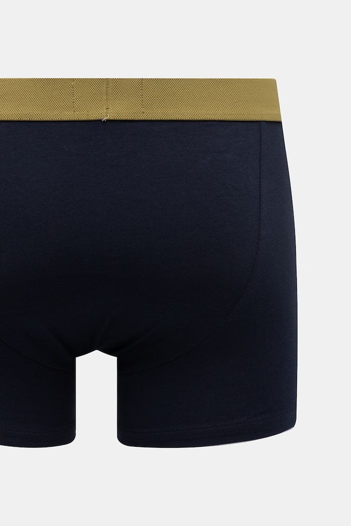 Emporio Armani Underwear oprijete boksarice moške bombažne z elastanom zelena EM000252.AF25017
