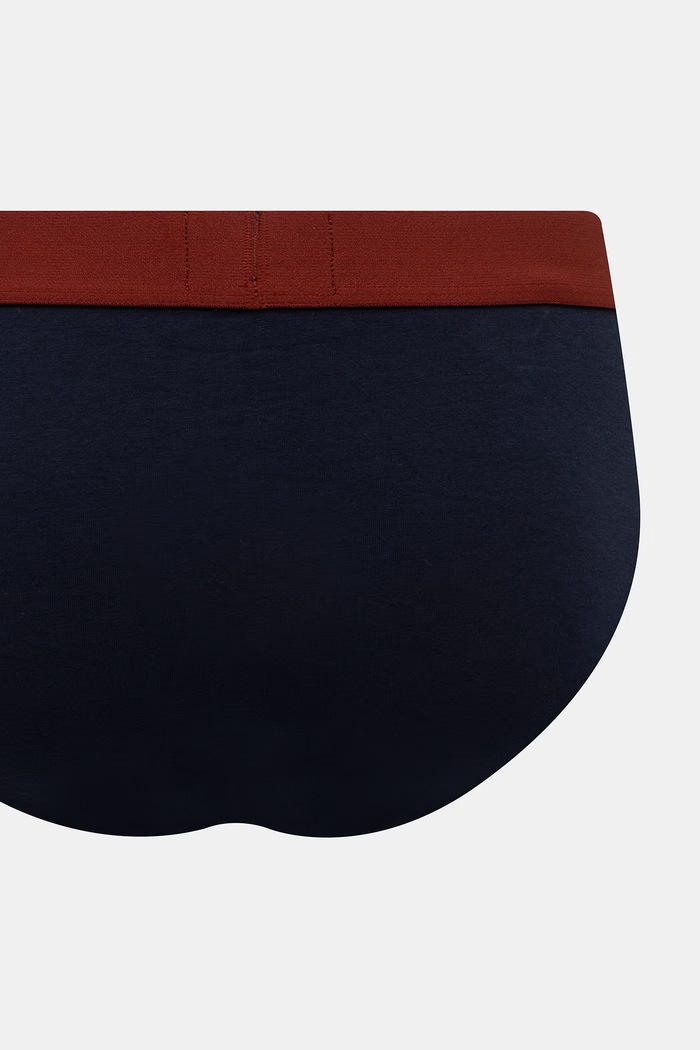 Emporio Armani Underwear slipy męskie bawełniane z elastanem 2-pack EM000251.AF25017 granatowy
