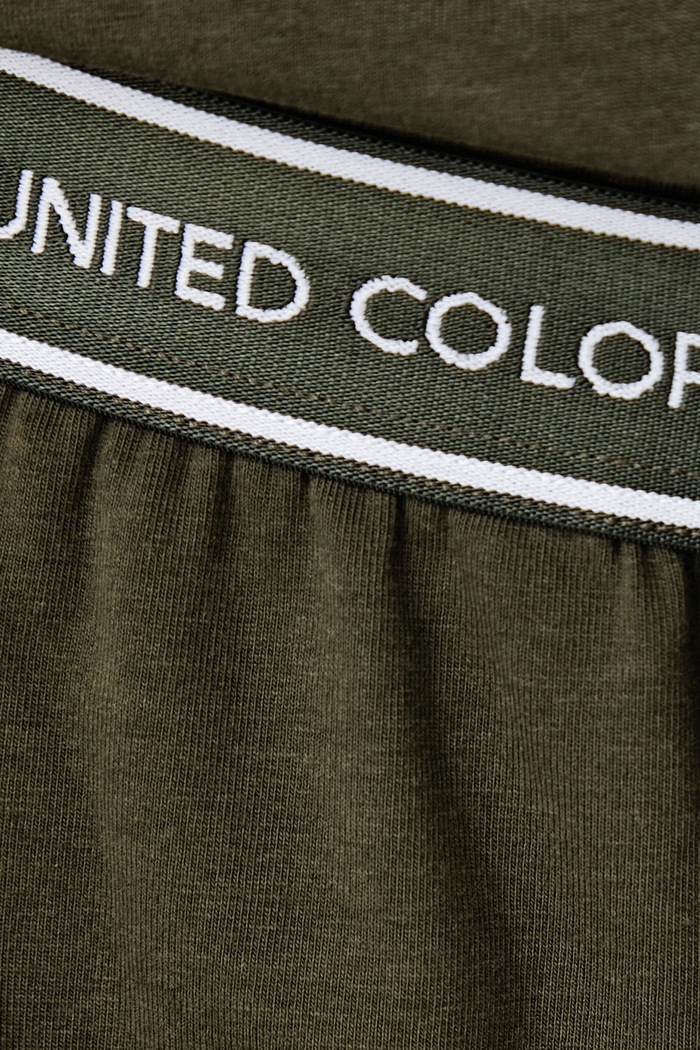 United Colors of Benetton Dvoudílné pyžamo pánské bavlněné s elastanem 3G684P038