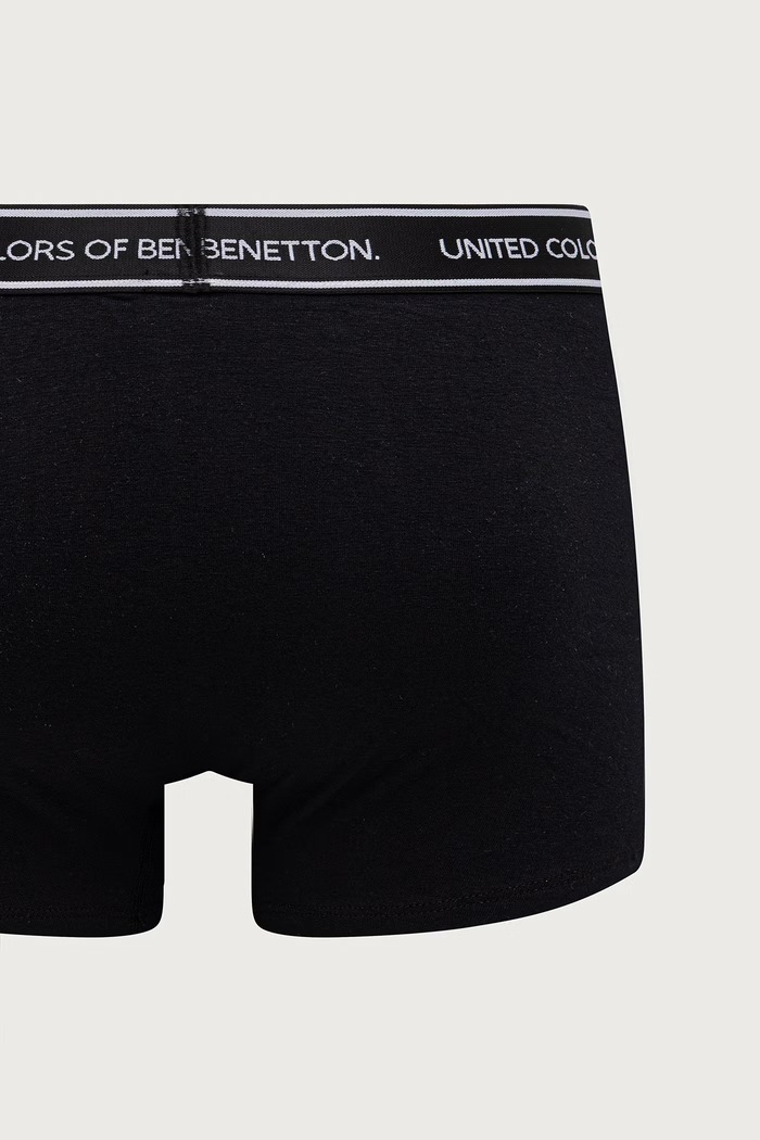 United Colors of Benetton Priliehavé boxerky pánske bavlnené s elastanom 3-pak 3G682X01T