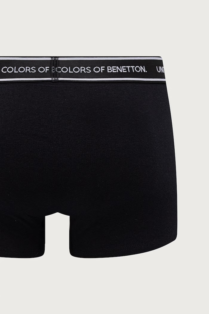 United Colors of Benetton Bokserki dopasowane męskie bawełniane z elastanem 3-pack 3G682X01T