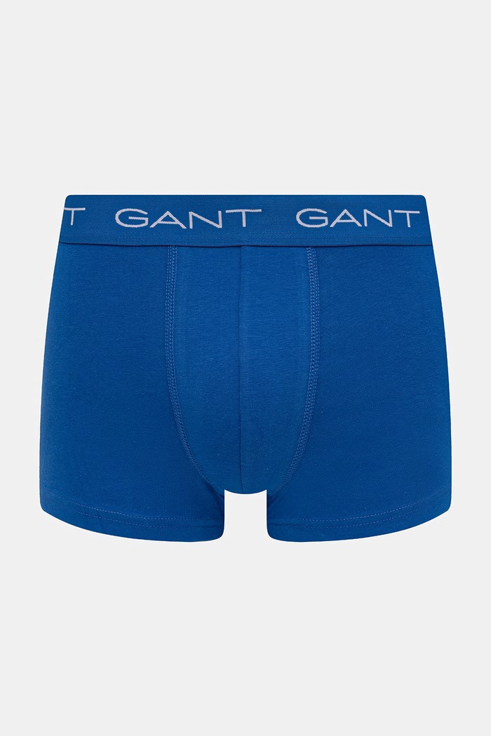 Odzież Gant bokserki dopasowane męskie bawełniane z elastanem 3-pack 902623003 biały