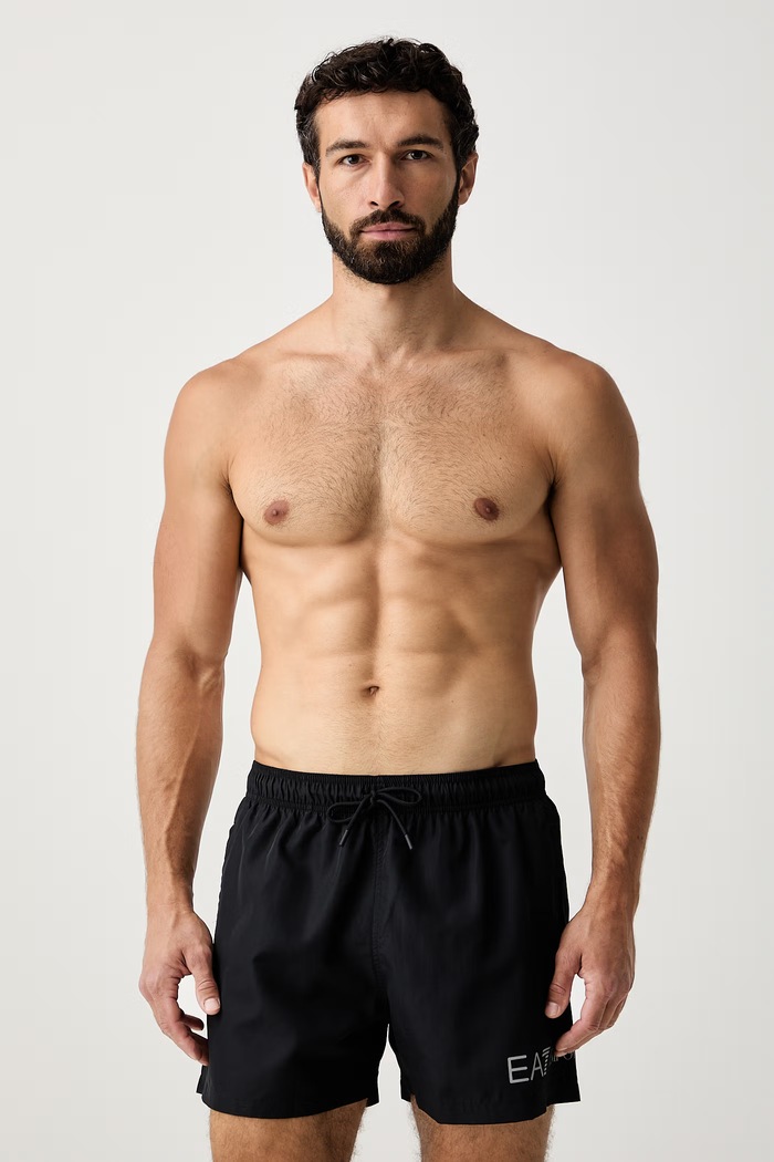 EA7 Emporio Armani szorty kąpielowe męskie czarny AF13049.7M002000