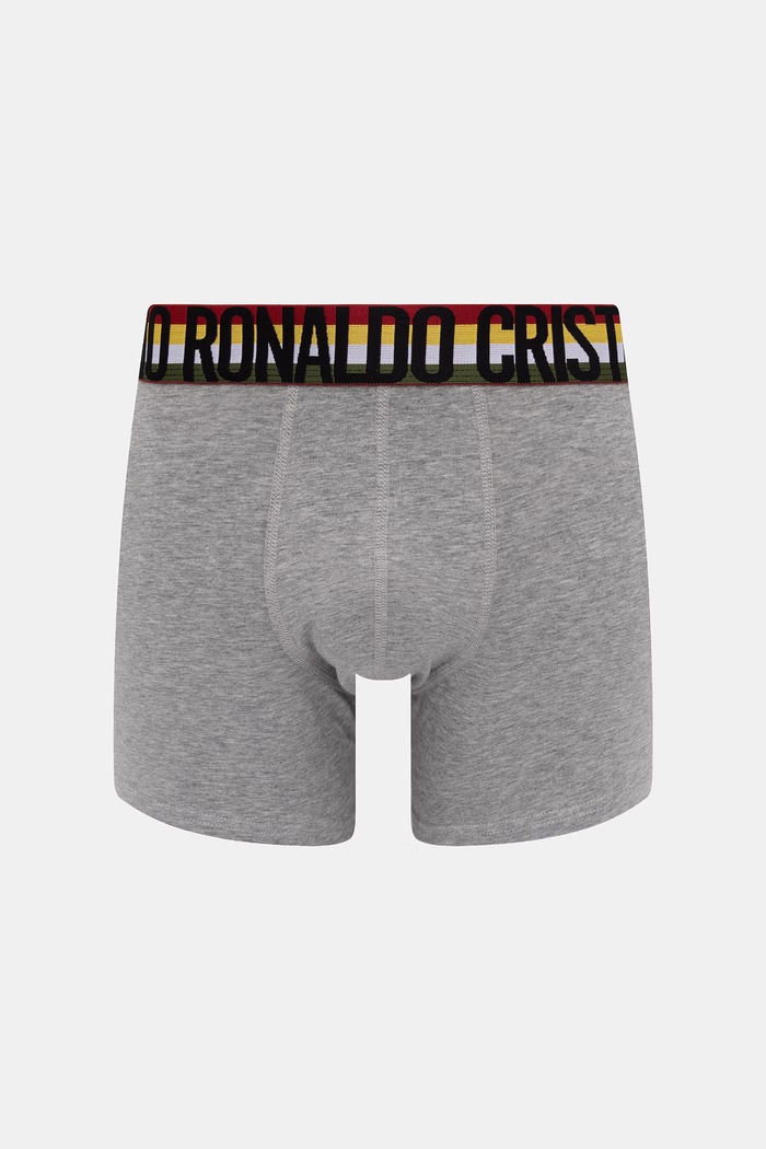Abbigliamento CR7 Cristiano Ronaldo boxer da uomo con cotone x WORLD CUP 26 pacco da 3 8100.49.2794 grigio