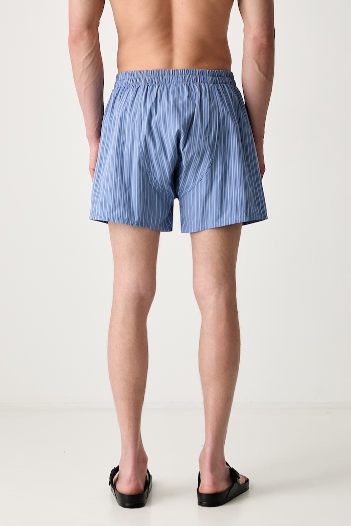 Carhartt WIP Cotton Boxer свободни боксерки от памук мъжки син I037600