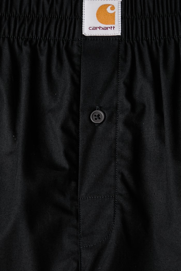 Carhartt WIP Cotton Boxer loose-fitting boxer shorts cotton men's black I037600