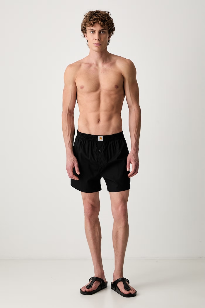 Carhartt WIP Cotton Boxer свободни боксерки от памук мъжки I037600 черен