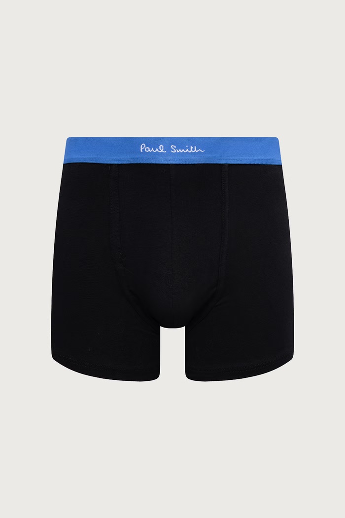 Bokserki męskie z bawełną 3-pack Paul Smith M1A.914.W3PK97 czarny