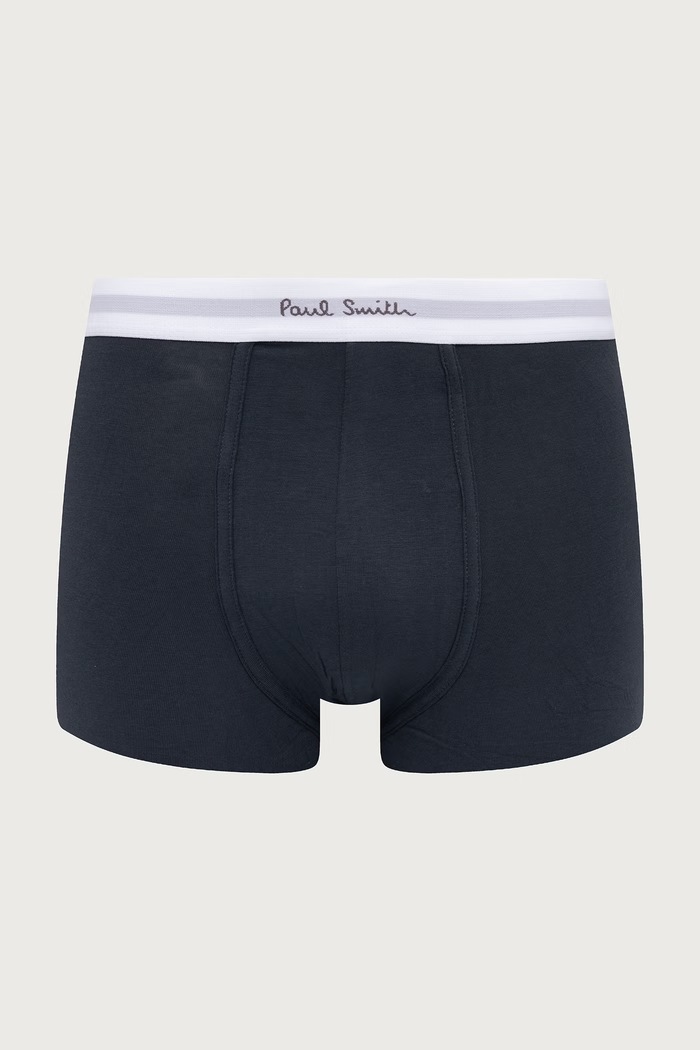 Odzież Paul Smith Bokserki dopasowane męskie bawełniane z elastanem 3-pack M1A.914.W3PK92 biały