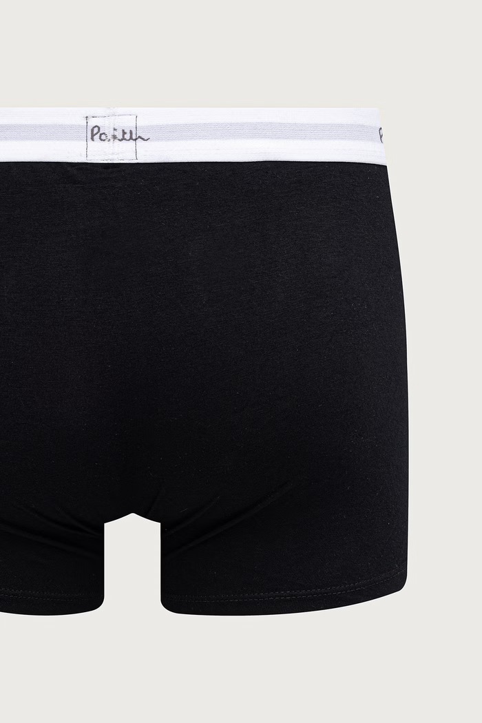 Odzież Paul Smith Bokserki dopasowane męskie z bawełną 3-pack M1A.914.N3PK64 czarny