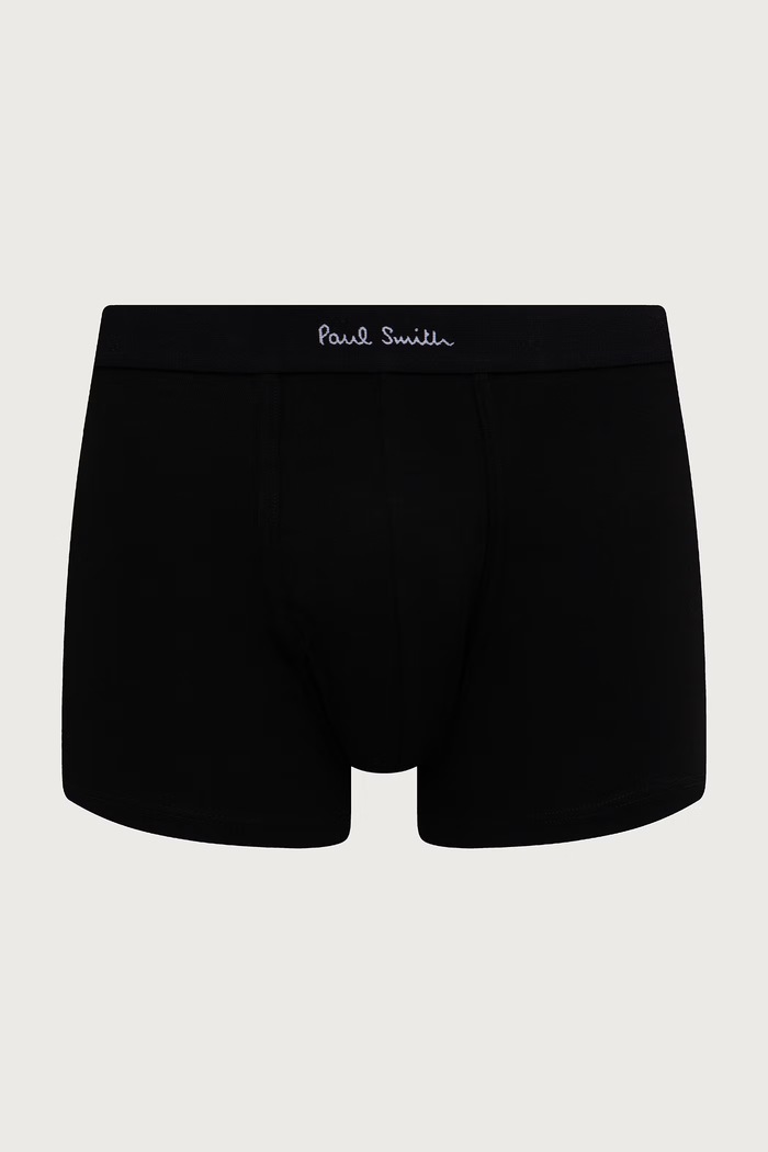 Odzież Paul Smith Bokserki męskie bawełniane z elastanem 3-pack M1A.914.M3PKA czarny
