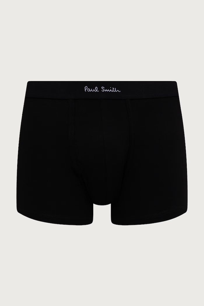 Odzież Paul Smith Bokserki męskie bawełniane z elastanem 3-pack M1A.914.M3PKA czarny