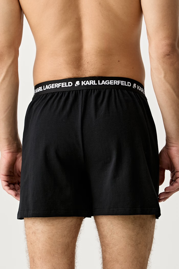 Karl Lagerfeld bokserki męskie bawełniane B1M47008 czarny