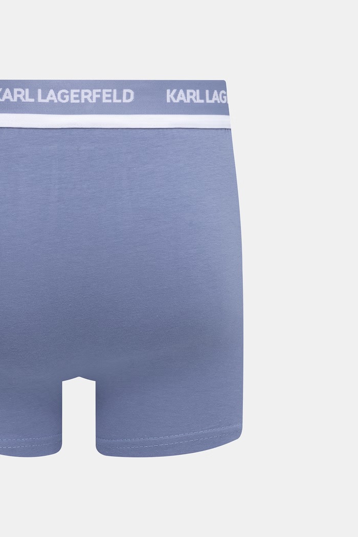 Karl Lagerfeld εφαρμοστά μποξεράκια ανδρικά βαμβάκι με ελαστάν 3-pack B3M47001 πράσινο