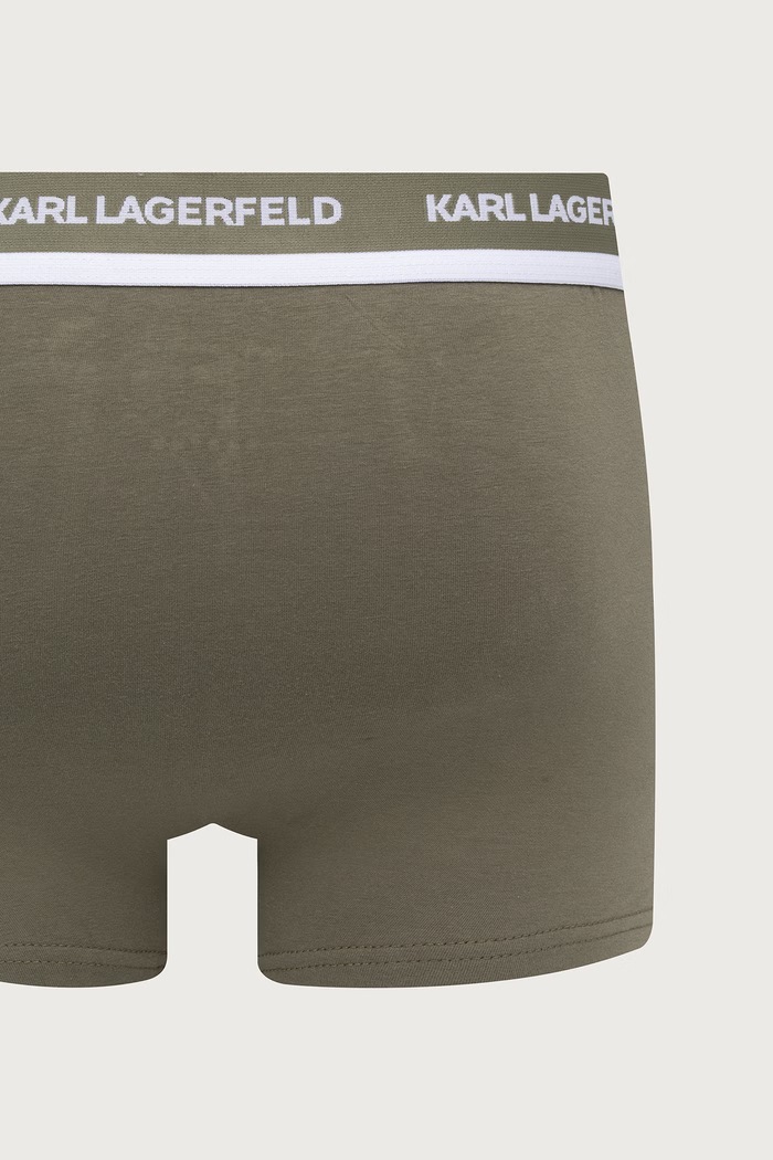 Karl Lagerfeld Bokserki dopasowane męskie bawełniane z elastanem 3-pack B3M47001