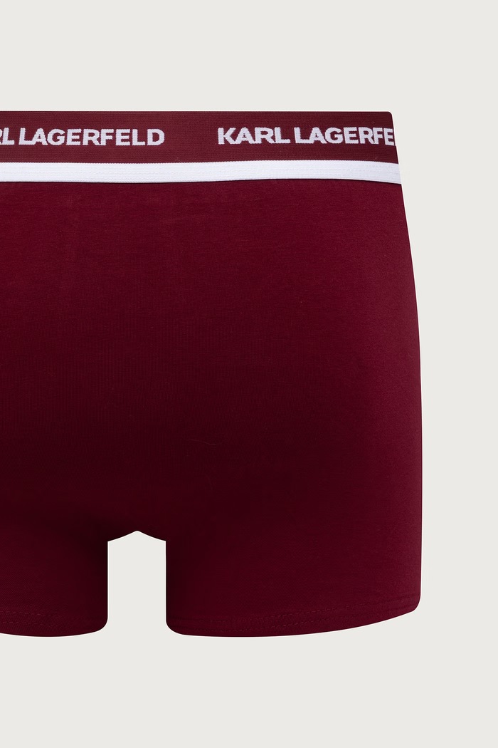 Karl Lagerfeld Bokserki dopasowane męskie bawełniane z elastanem 3-pack B3M47001