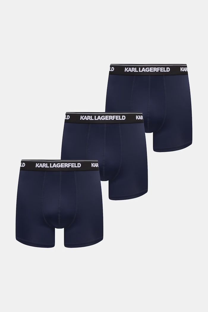 Karl Lagerfeld εφαρμοστά μποξεράκια Ανδρικά 3-pack σκούρο μπλε B3M47003