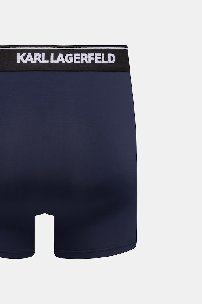 Ρούχα Karl Lagerfeld εφαρμοστά μποξεράκια Ανδρικά 3-pack B3M47003 σκούρο μπλε