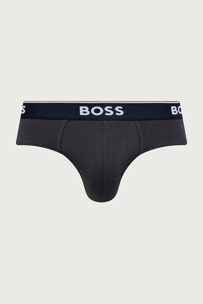 Σλιπ ανδρικά βαμβακερά με ελαστάν Brief 3-pack BOSS 50554683 κόκκινο