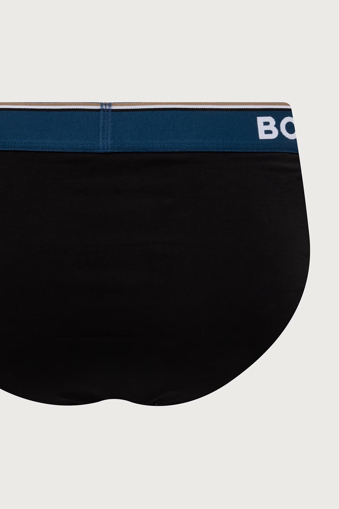 BOSS slip bărbați din bumbac cu elastan pachet de 3 50554683