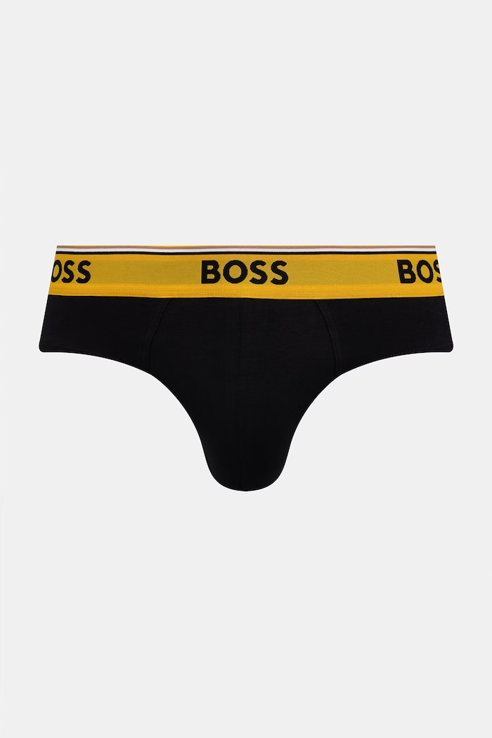Îmbrăcăminte BOSS slip pentru bărbați, din bumbac cu elastan pachet de 3 50554683 negru