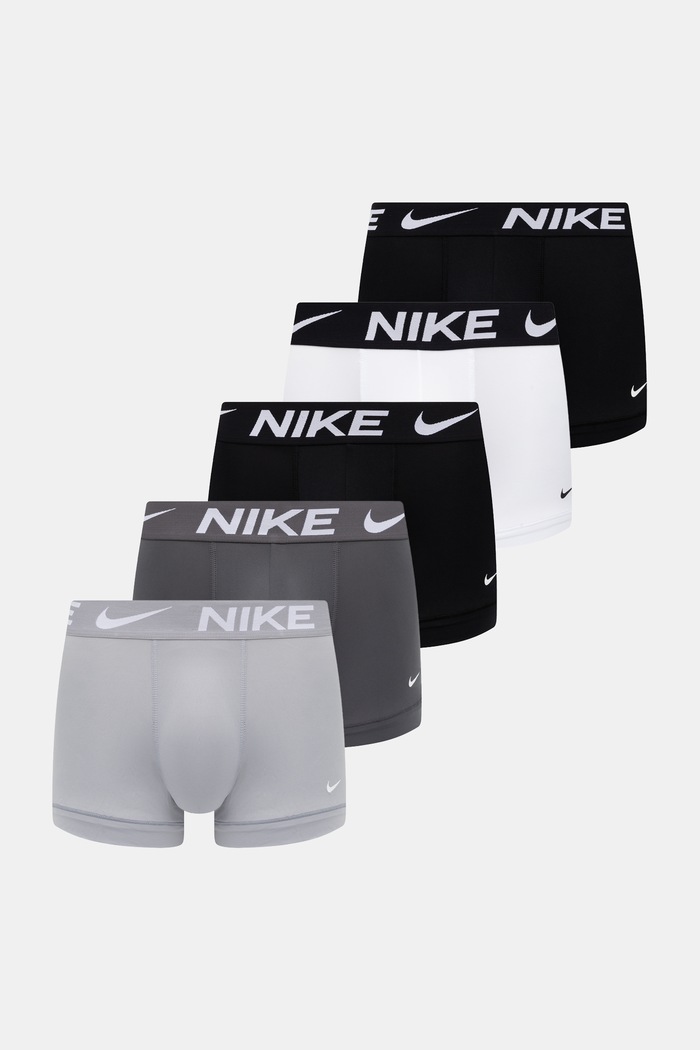 Nike bokserki dopasowane męskie 5-pack szary NQ00KE1318